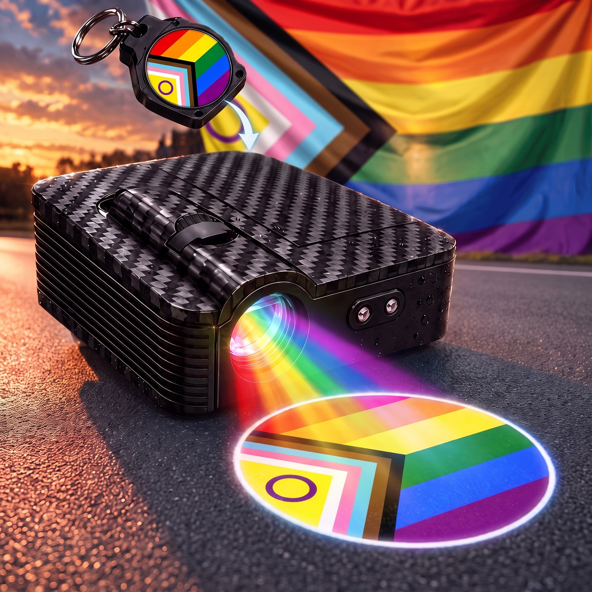 PrideLights Car Projector