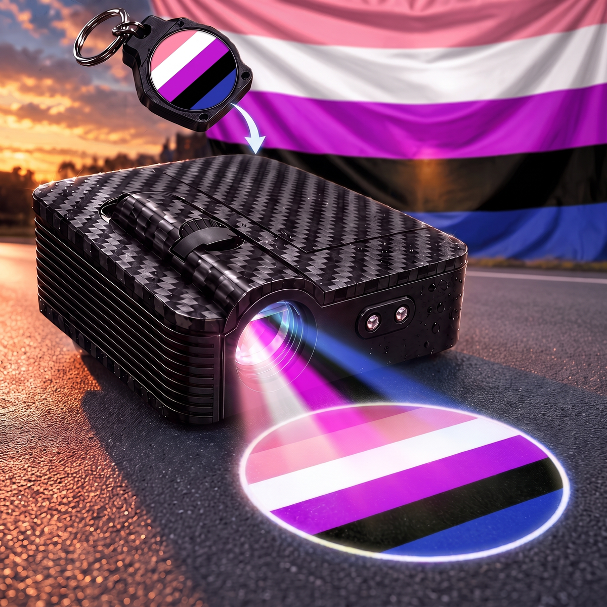 PrideLights Car Projector